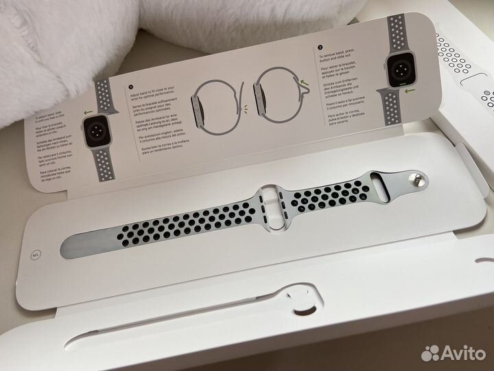 Ремешок для Apple Watch 41 Summit White Black Nike