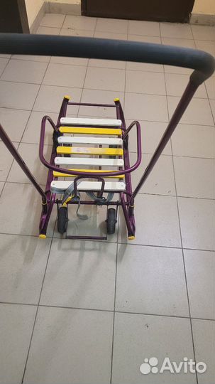 Детские санки на колесах бу