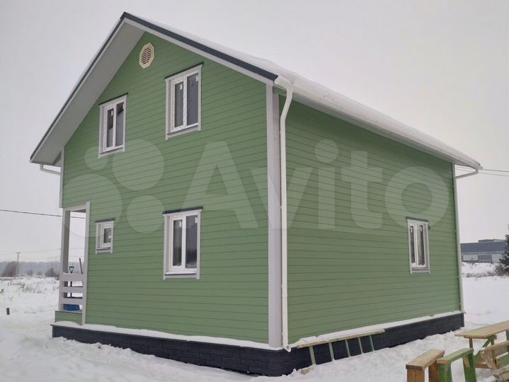 Коттедж 98 м² на участке 10 сот.