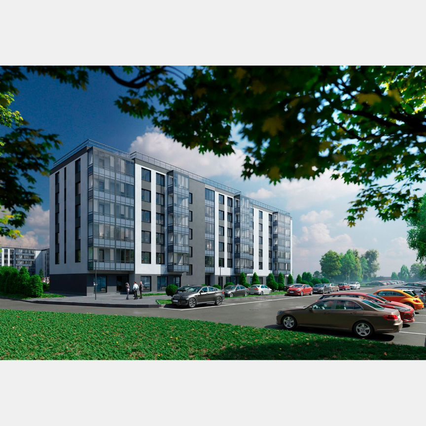 2-к. квартира, 51,4 м², 5/6 эт.