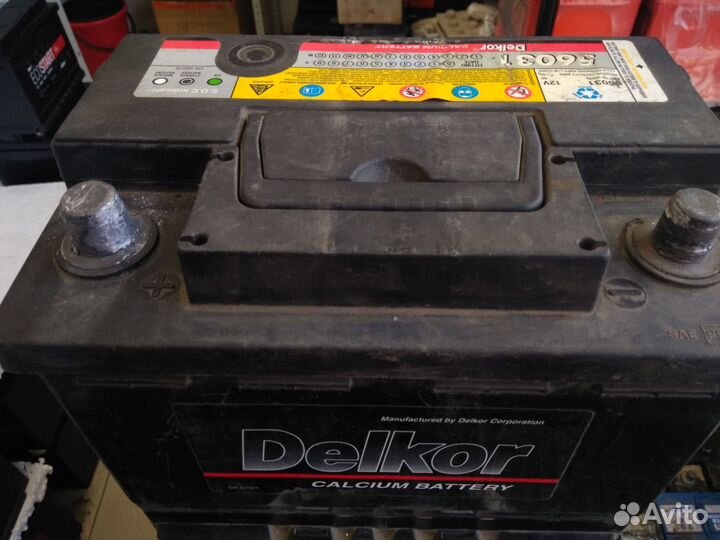60 Ач аккумулятор б/у Delkor 56031 Корея прямой