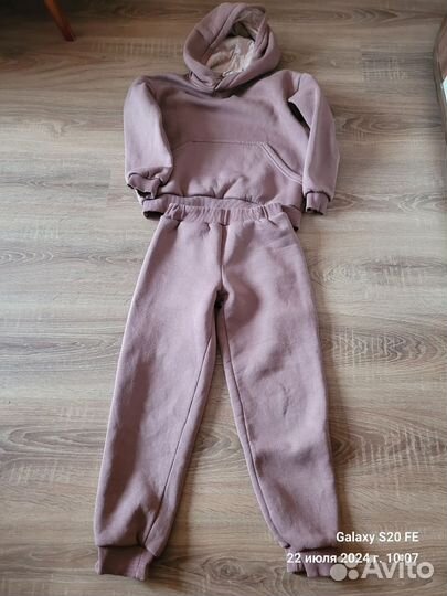 Спортивный костюм на флисе детский теплый