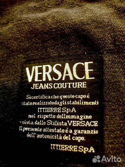 Джинсы versace оригинал Версаче