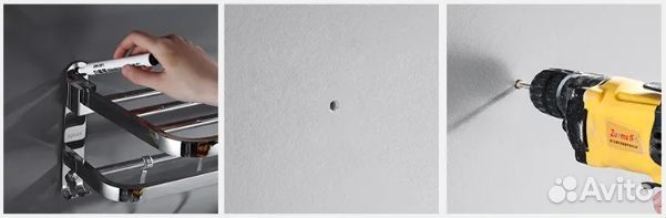 Полка для полотенец Ш 58см, Г 23см В 18 см