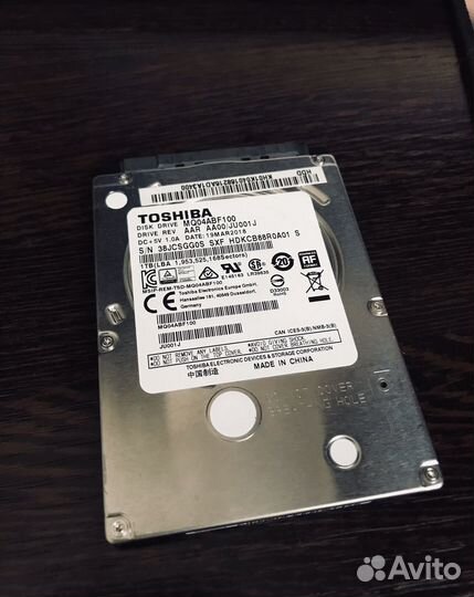Жесткий диск 1 тб 2.5 Toshiba