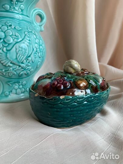 Шкатулка майолика Конаково/Кузнецов