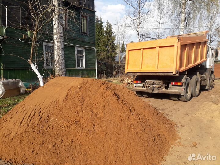 Песок щебень отсев доставка