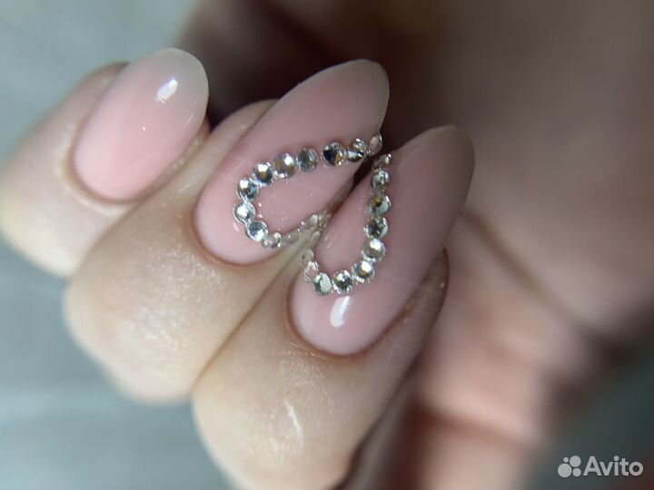 Маникюр наращивание ногтей