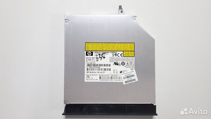 DVD привод с панелью ноутбука HP 630 635