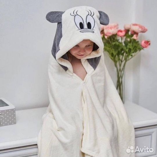 Детское полотенце-пончо