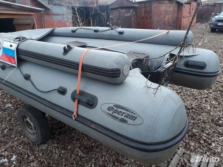 Моторная лодка фрегат 390ф, yamaha 25 водомет