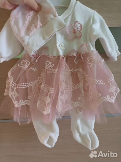 Костюм на выписку для девочки