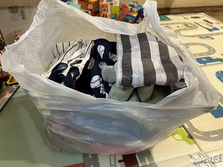 Вещи детские пакетом размеры 70-86 б/у