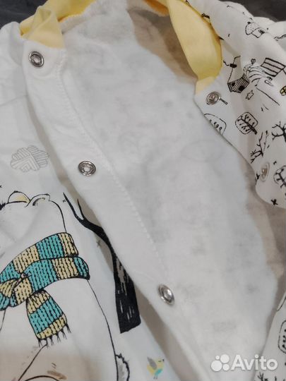 Слипы для малышей с легким начесом 68-74