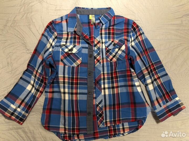 Комплект рубашек на 2-3года