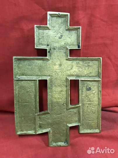 Крест бронза конец 19 начало20 века