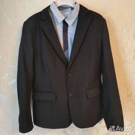 Костюм классический, школьный, 152 рост