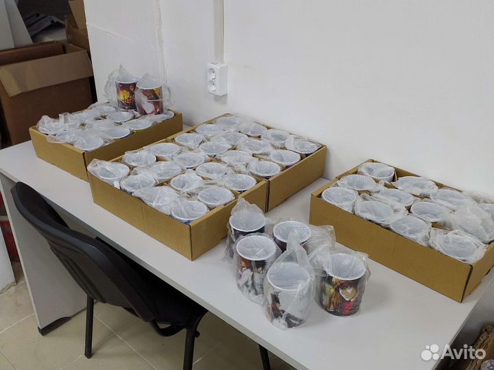 Кружки с аниме или своим дизайном, опт/розница