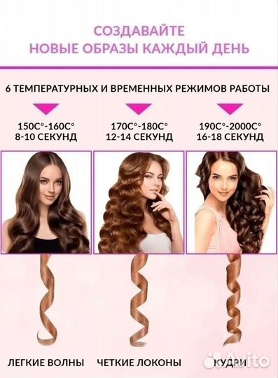 Плойка-мультистайлер для завивки волос новая