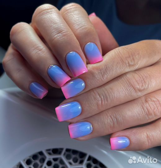 Наращивание ногтей,покрытие гель-лаком,маникюр