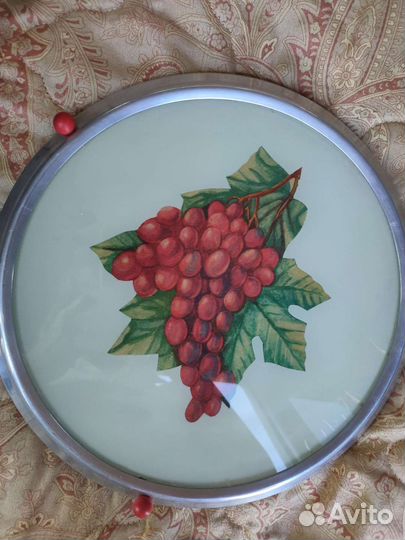 Поднос тортница СССР на вращающиеся ножке