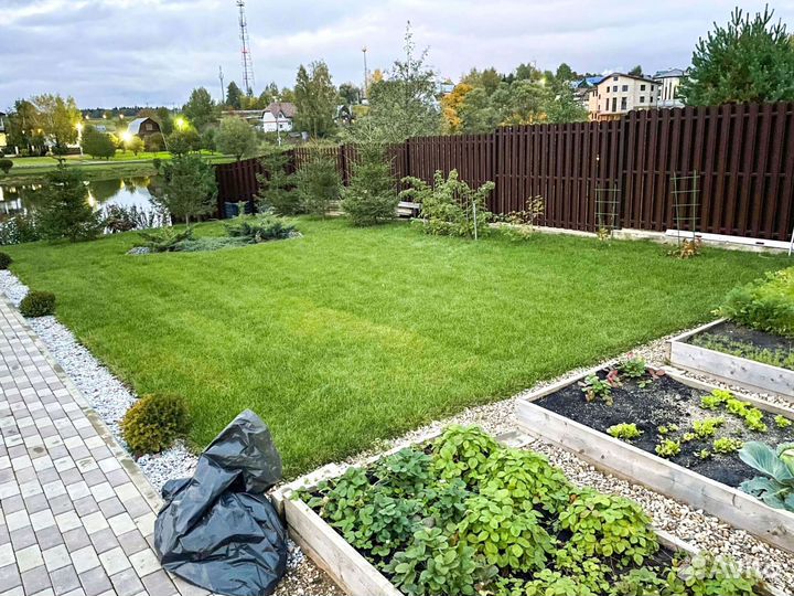 Рулонный газон: производство, доставка, укладка