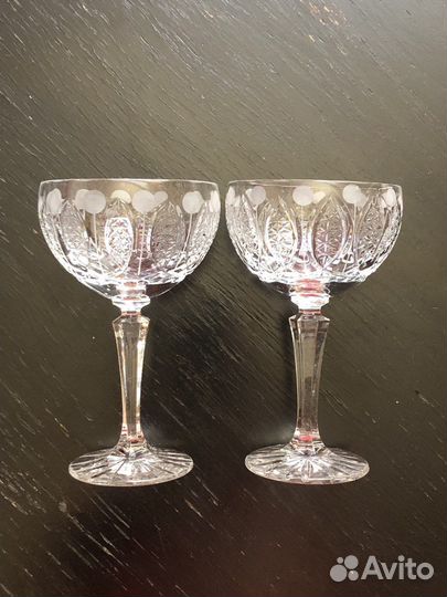 Вазочка-креманка хрустальная