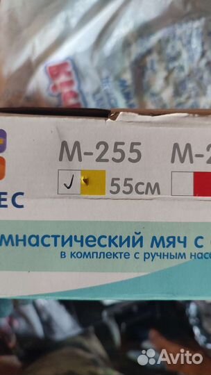 Мяч гимнастический с насосом