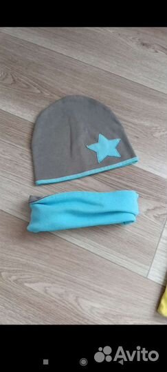 Шапка детская со снудом
