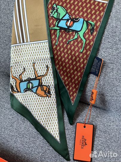 Шелковый платок hermes оригинал