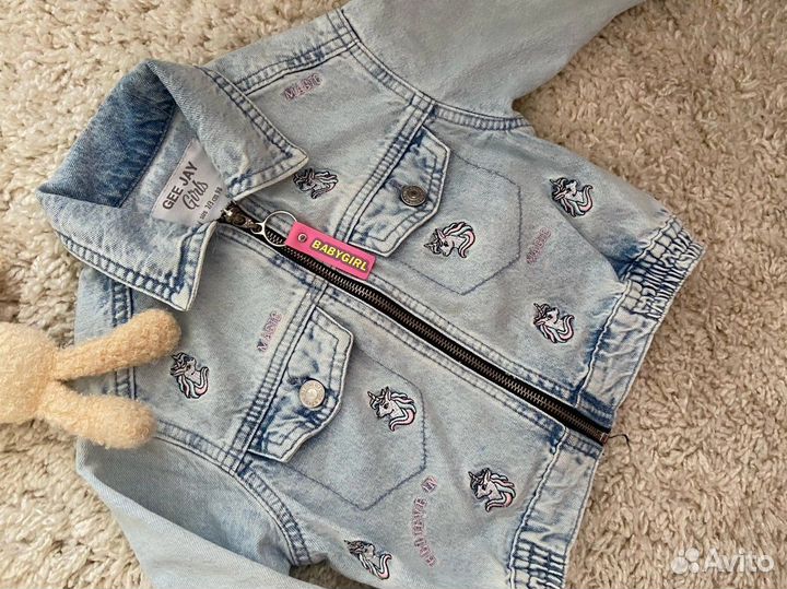 Куртка джинсовая для девочки 92-98