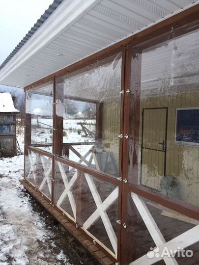 Мягкие Окна по Вашим размерам гибкие рулонные