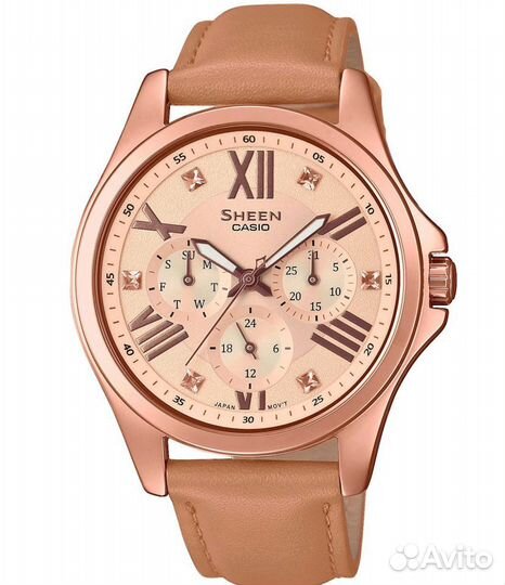 Женские часы Casio Sheen SHE-3806GL-9auer