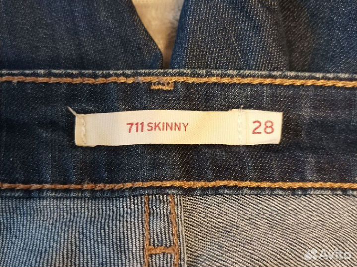 Джинсы Levis 711 skinny 28/32