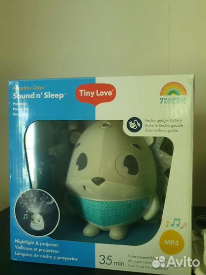 Музыкальный ёжик проектор ночник tiny love