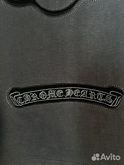 Футболка Chrome Hearts Большой крест (вышивка)