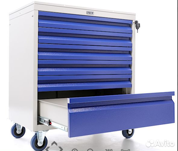 Инструментальная тумба на колесах WDS-6