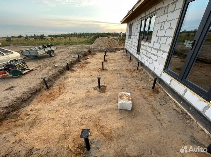 Винтовые сваи под ключ