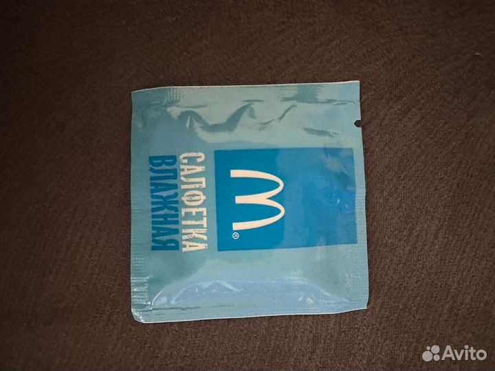 Влажные салфетки макдональдс