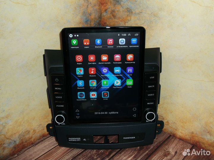 Магнитола Mitsubishi Outlander XL Tesla Android