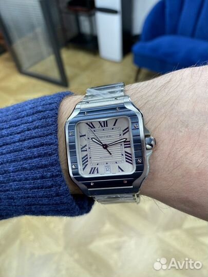 Швейцарские часы Cartier Santos DE wssa0047