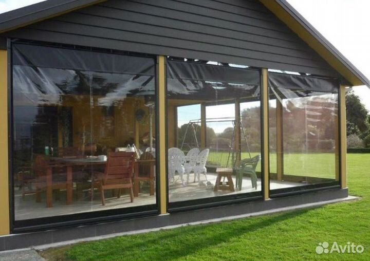 Мягкие окна пвх для беседок и веранд
