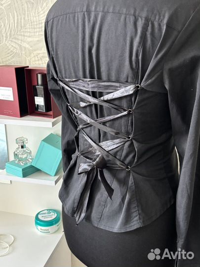 Рубашка на завязках odji y2k