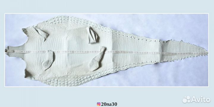 Кожа крокодила краст 42 см в наличии