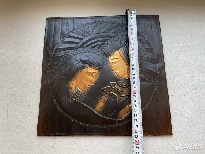 Чеканное панно 