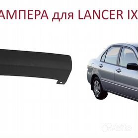 Спойлер (губа) переднего бампера MITSUBISHI LANCER X 2007-up, SALOON