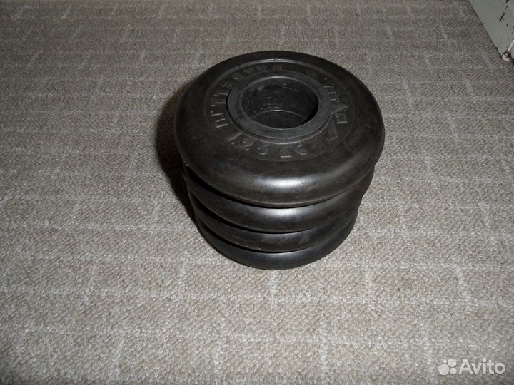 Диск обрезиненный Titan Barbell 1,25 кг (d51)