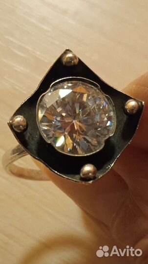 Кольцо серебряное, 925 пробы
