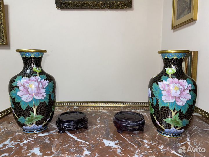 Ваза клуазоне