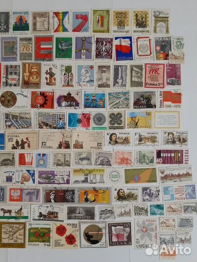 Марки Польша разное